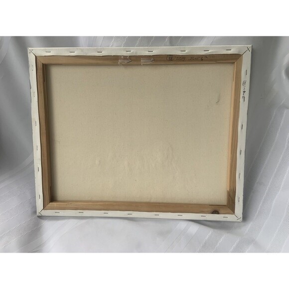 Hand Painted Original  Painting On Canvas Lighthouse Heavily Textured Sea Waves - Picture 4 of 11